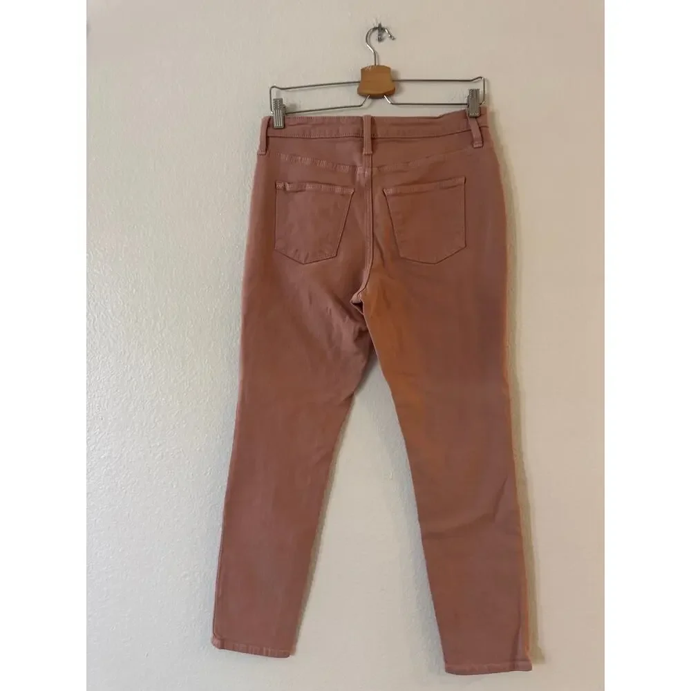 Universal Thread Womens High Rise Skinny Crop Jeans 6/28 Rose Pink Retro Stretch
